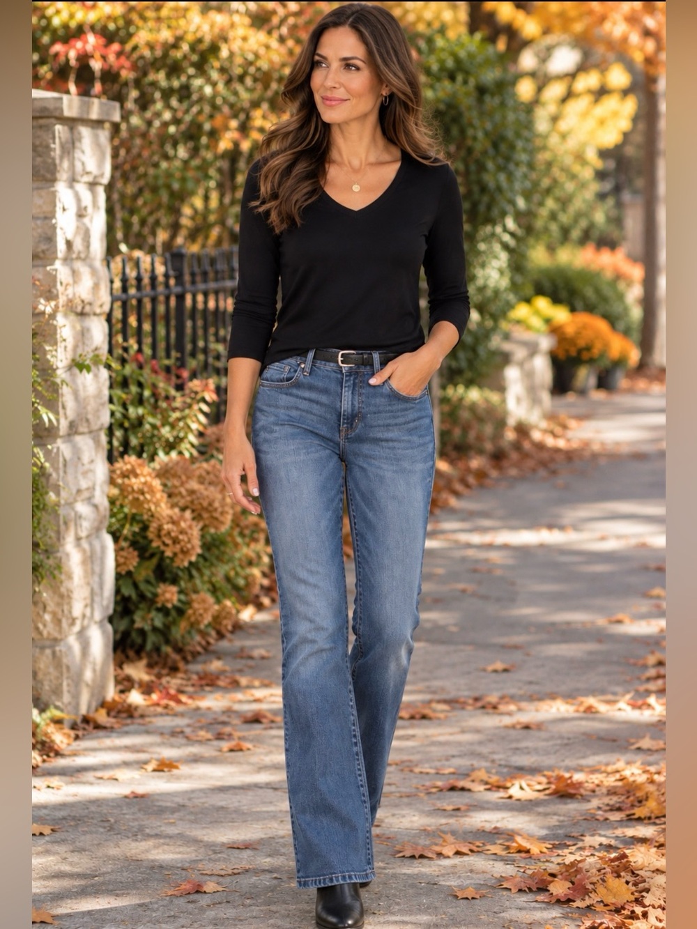 Wit & Wisdom Jeans Brittany Ab Solution Baby Bootcut Jeans Size - 4